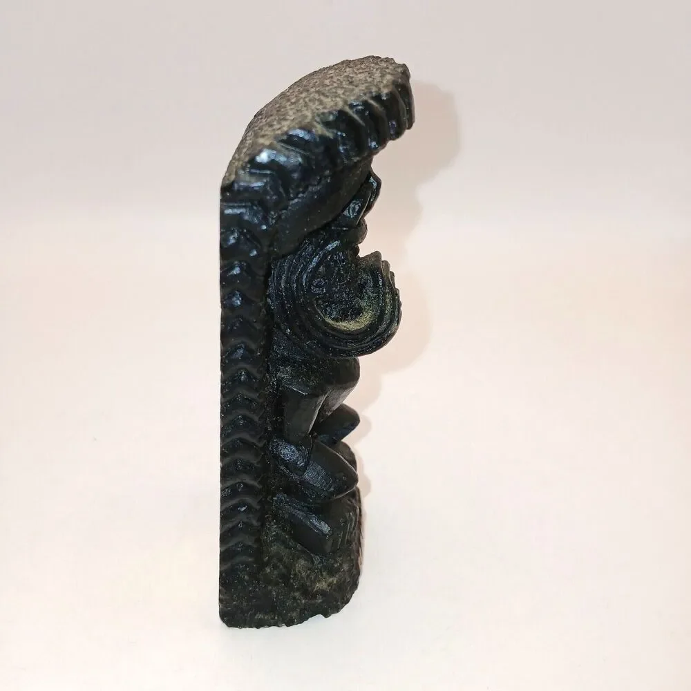 Hawaiian Lava Tiki Figurine Hawaii Souvenir Polynesian God 4.5 in Tall